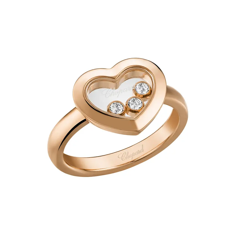 Gold Ring Chopard Happy Diamonds 82A611-5110