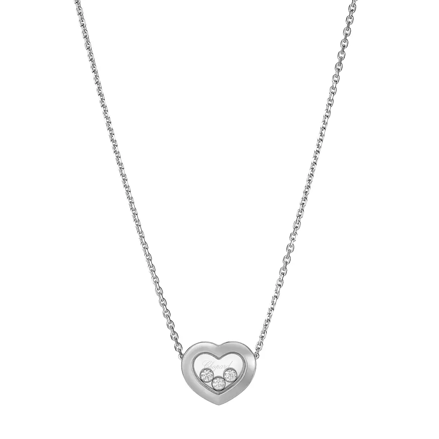 Gold Chopard Happy Diamonds Necklace 81A611-1001