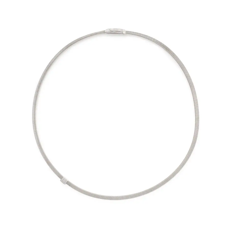 Marco Bicego Masai 18K White Gold Necklace CG731 B W