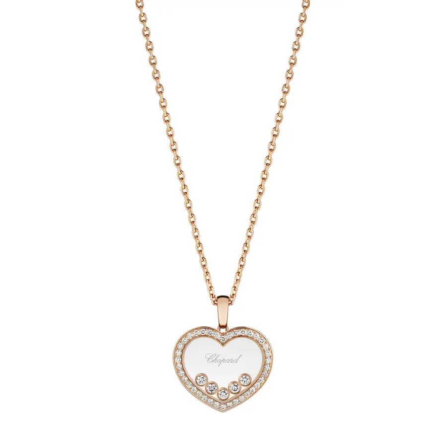 Gold Pendant Chopard Happy Diamonds 79A038-5201