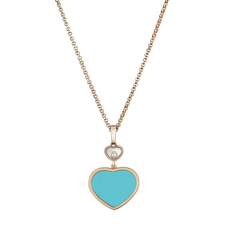 Gold Pendant Chopard Happy Hearts 797482-5401