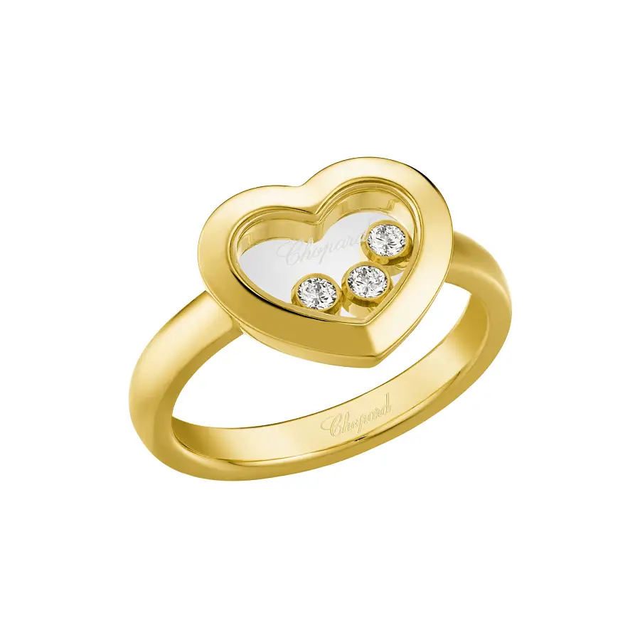 Gold Ring Chopard Happy Diamonds 82A611-0112