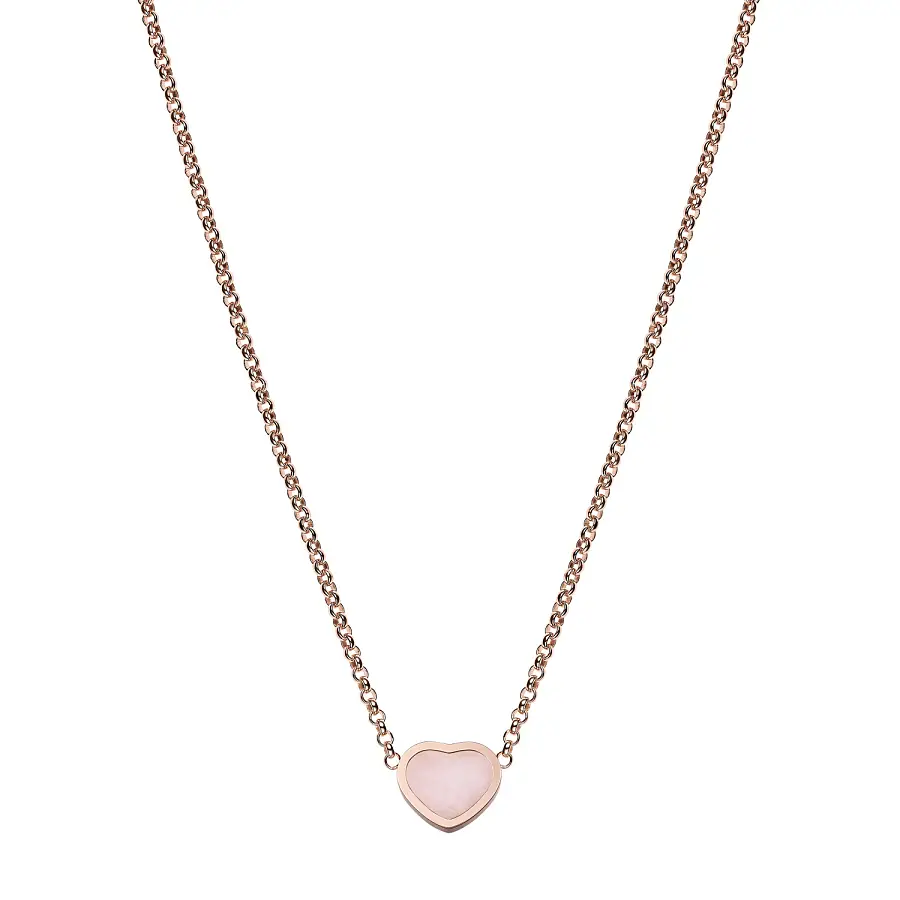 Gold Chopard Happy Hearts Necklace 81A086-5620