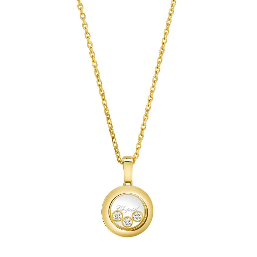Gold Pendant Chopard Happy Diamonds 79A018-0001