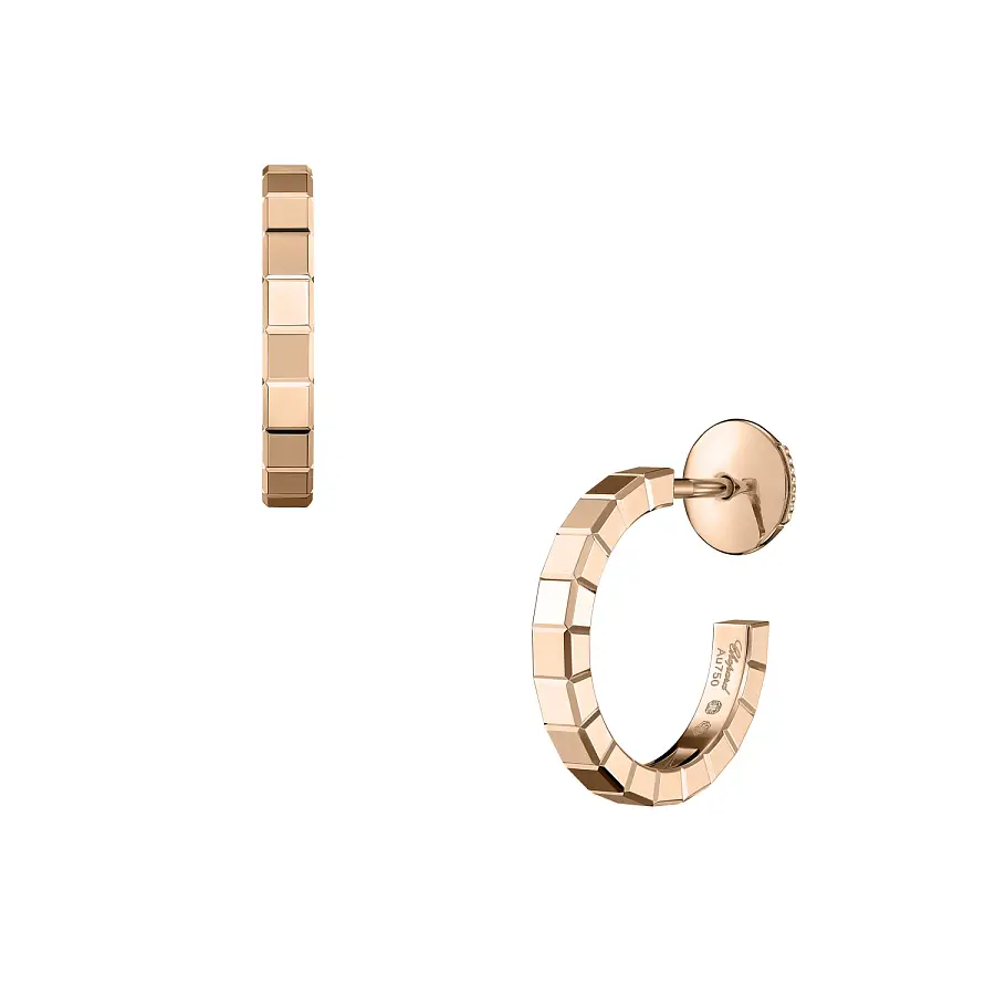 Gold Earrings Chopard Ice Cube 837702-5006