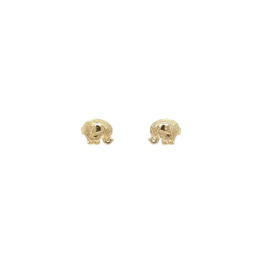 Gold Elephant Earrings