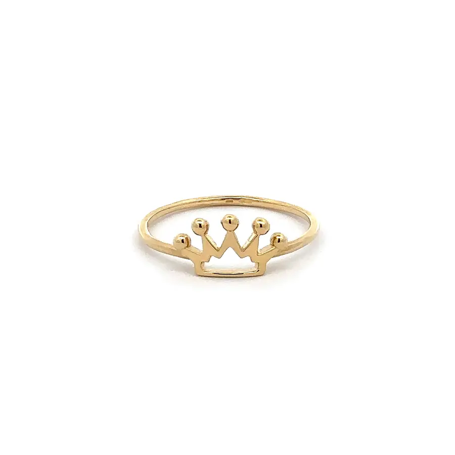 Gold Crown Ring