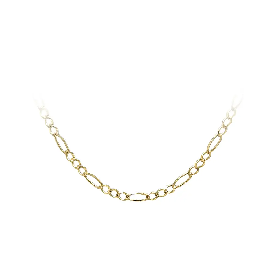 Gold Figaro Chain Necklace