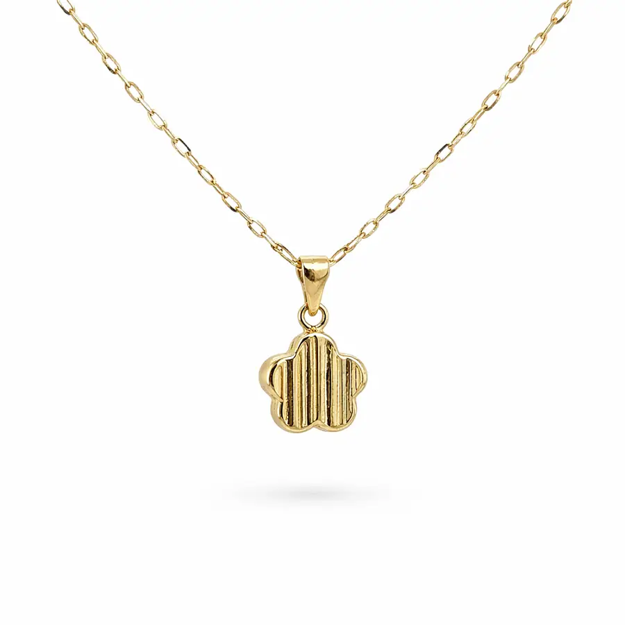 Gold Four-Leaf Clover Pendant