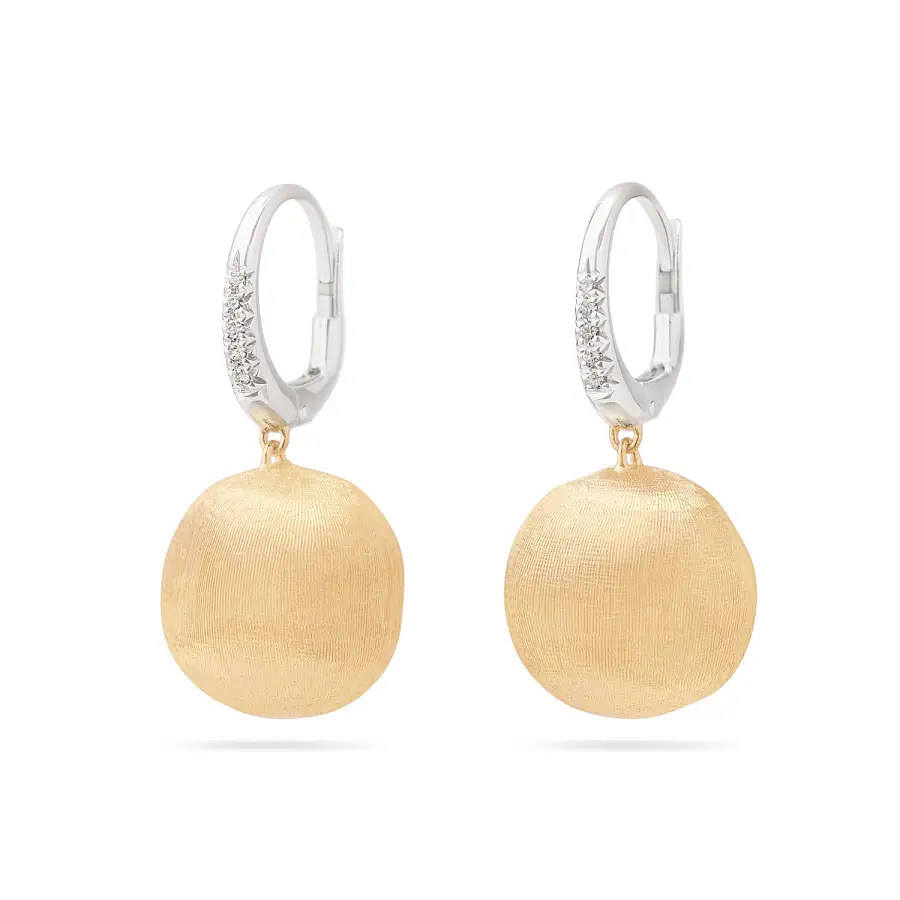 Gold Earrings Marco Bicego Africa OB1884-M B YW Q6