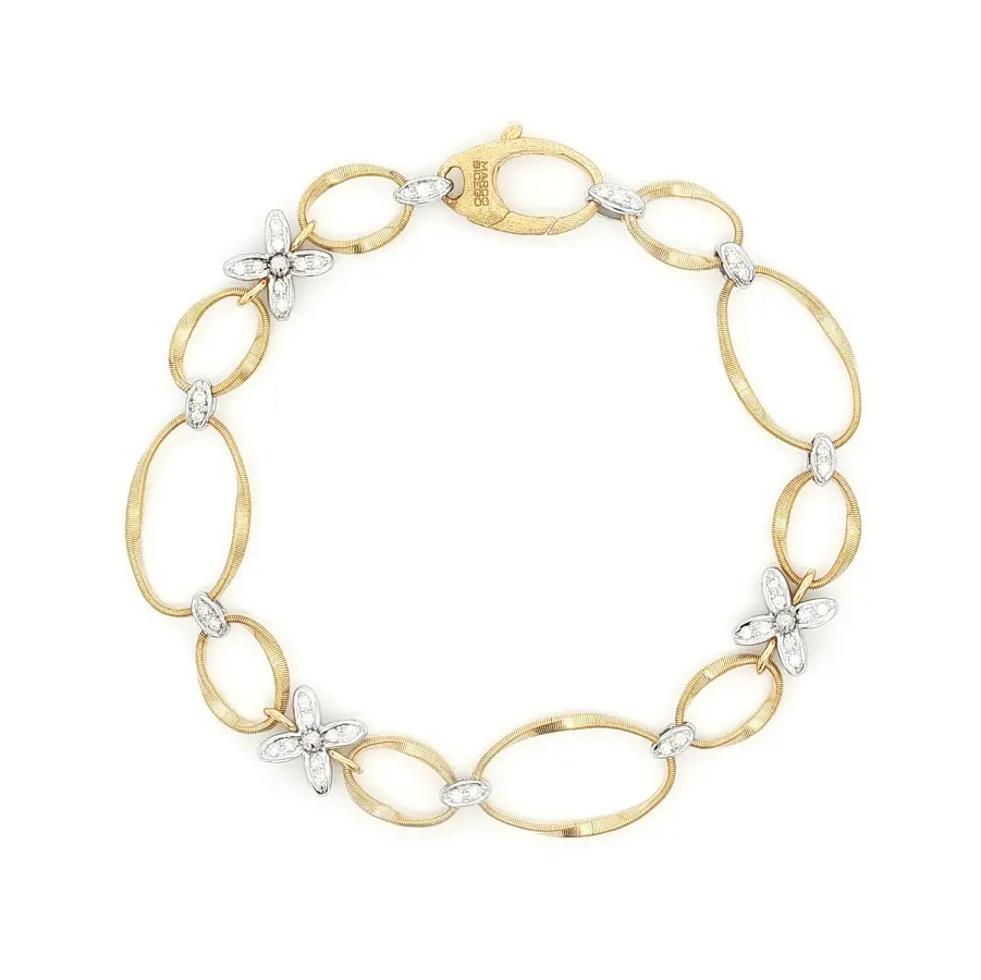 Gold Bracelet Marco Bicego Marrakech Onde BG823 B3 YW