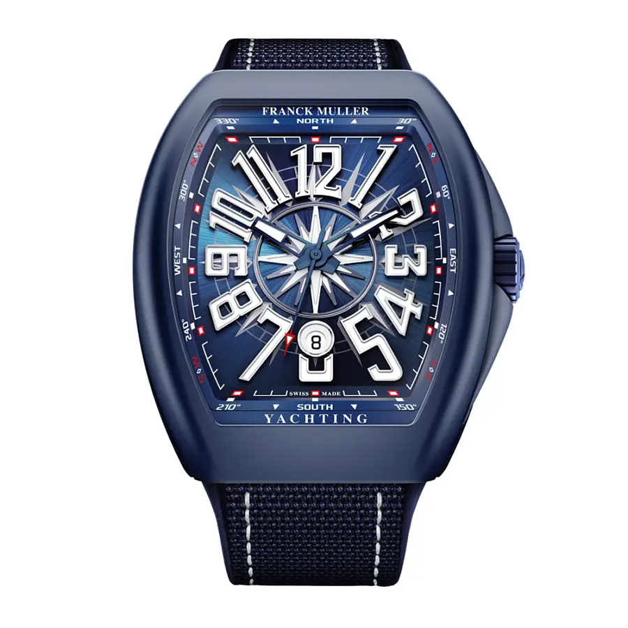 Franck Muller Vanguard Yachting Ceramic V 45 SC DT YACHT CR BL
