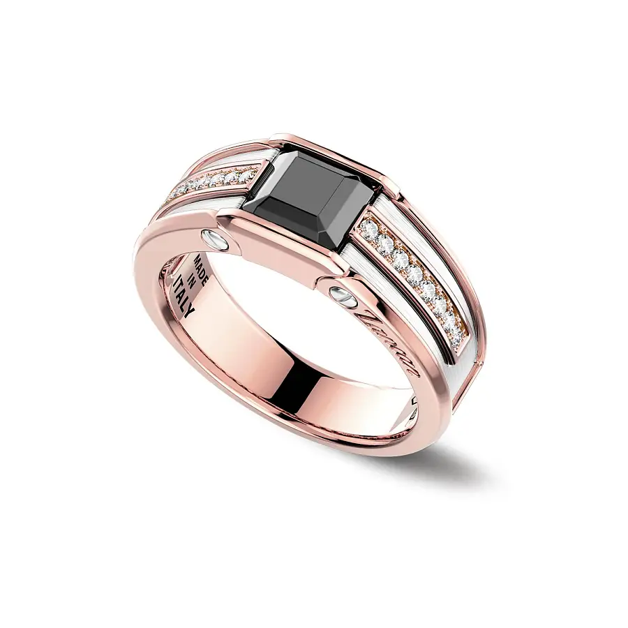 Zancan Couture Sapphire – Gold Ring UA027BR-DIA