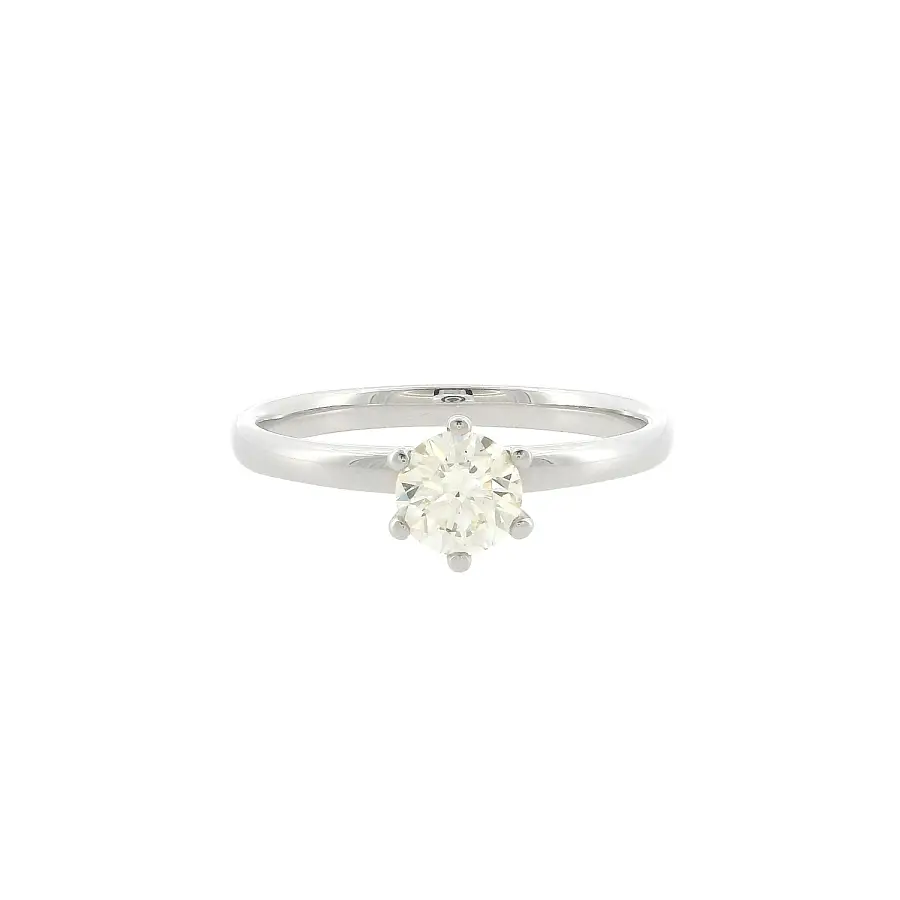 Gold Engagement Ring – 0.50 ct Diamond