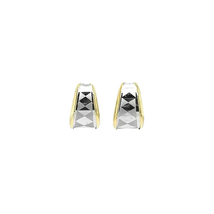 Earrings made of Combination Gold