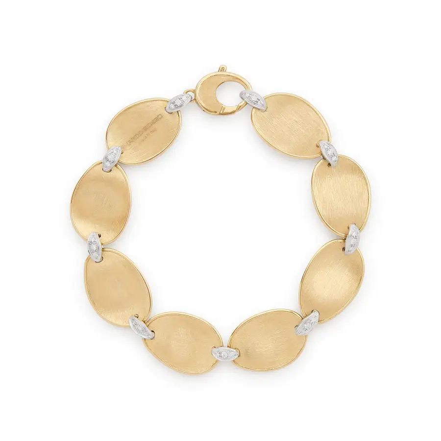 Gold Bracelet Marco Bicego Lunaria Diamonds BB2893_B YW Q6
