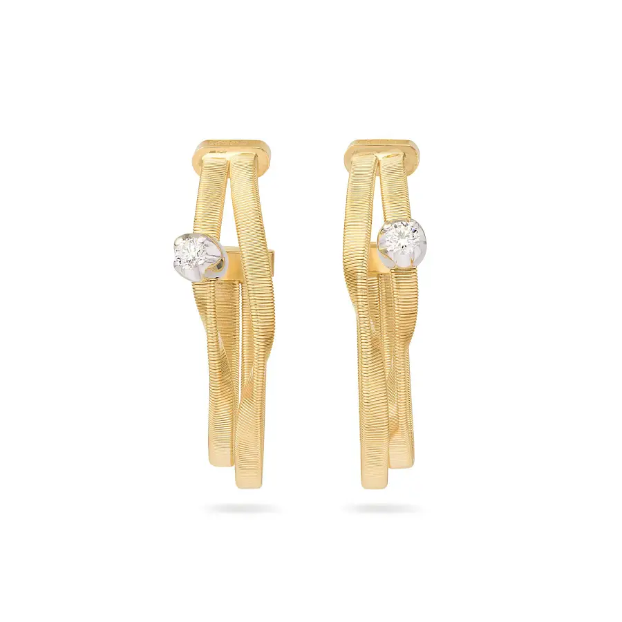 Gold Earrings Marco Bicego Marrakech OG335_B8 YW M5