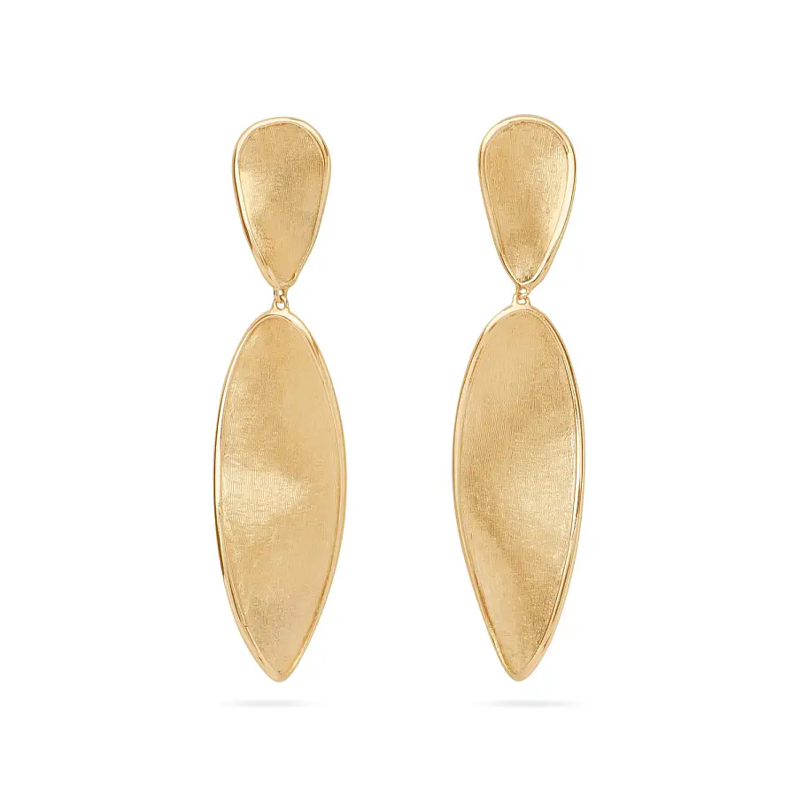 Gold Earrings Marco Bicego Lunaria Twist OB1916 Y 02