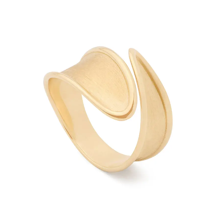 Gold Ring Marco Bicego Lunaria Twist AB660 Y 02