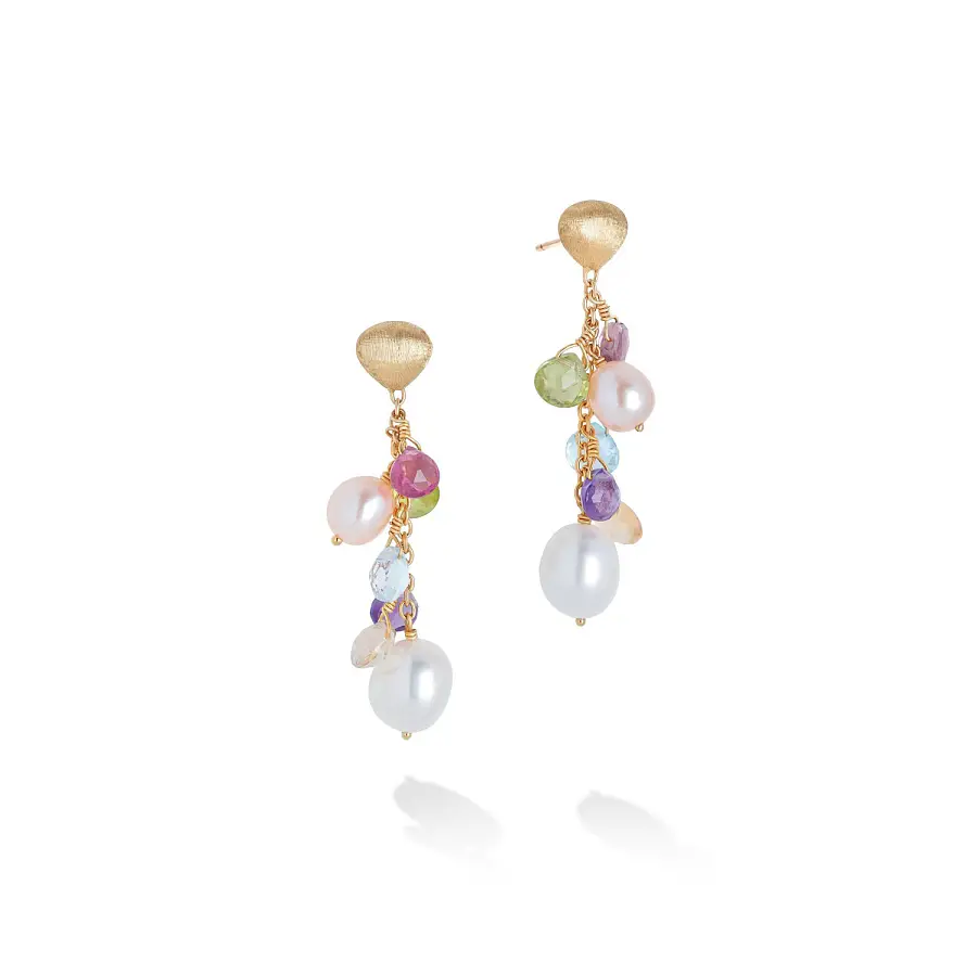 Gold Earrings Marco Bicego Paradise OB1778 MIX114 Y