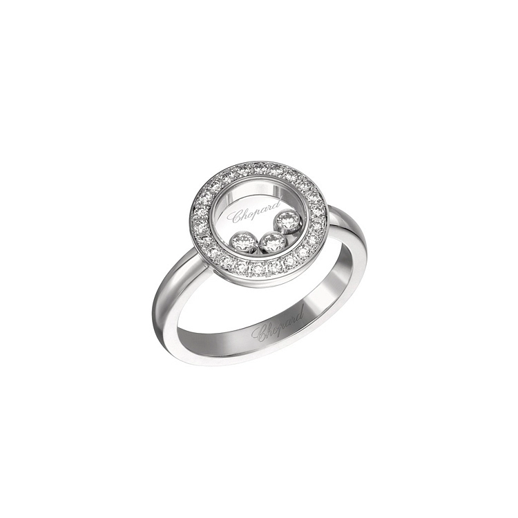 Gold Ring Chopard Happy Diamonds 82A018-1211