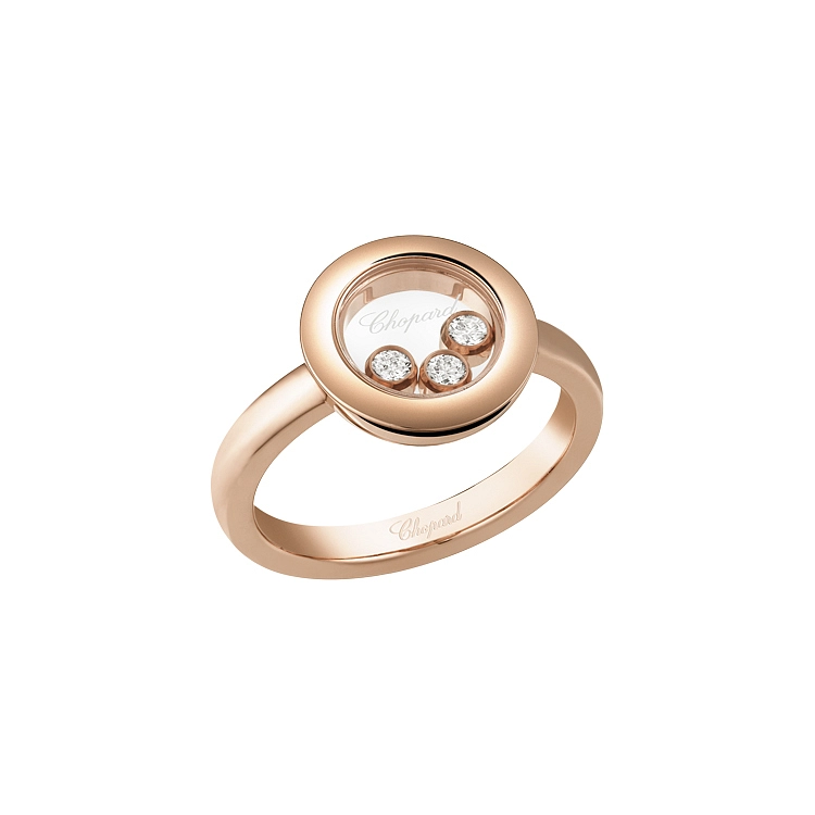 Gold Ring Chopard Happy Diamonds 82A018-5110