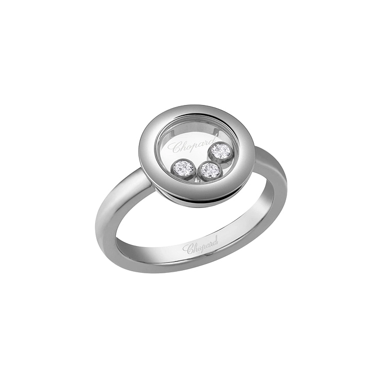 Gold Ring Chopard Happy Diamonds 82A018-1111