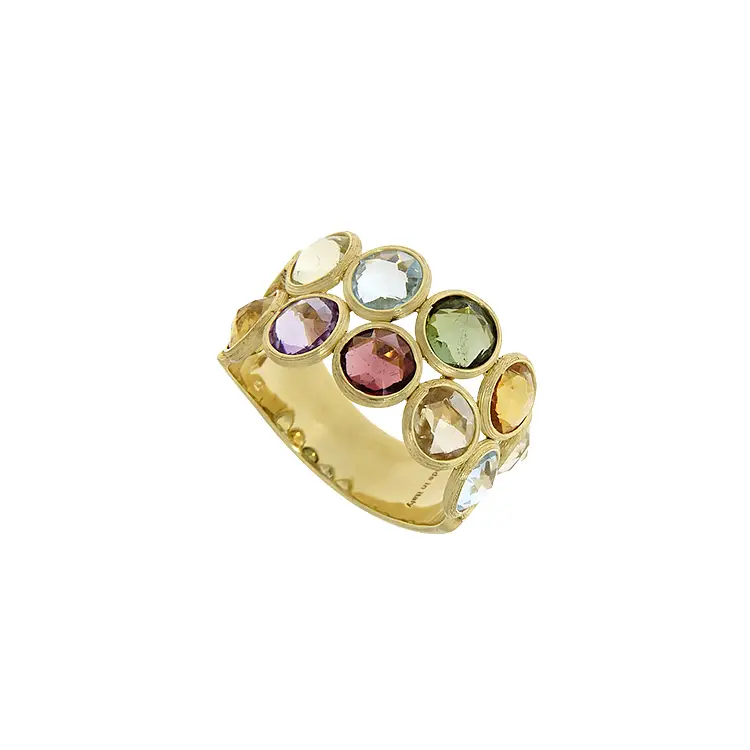 Gold Ring with Semi Precious Stones Marco Bicego Jaipur