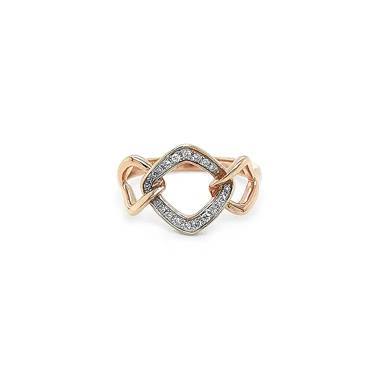 Gold Ring with Diamonds