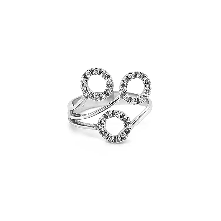 Gold Ring with Diamonds