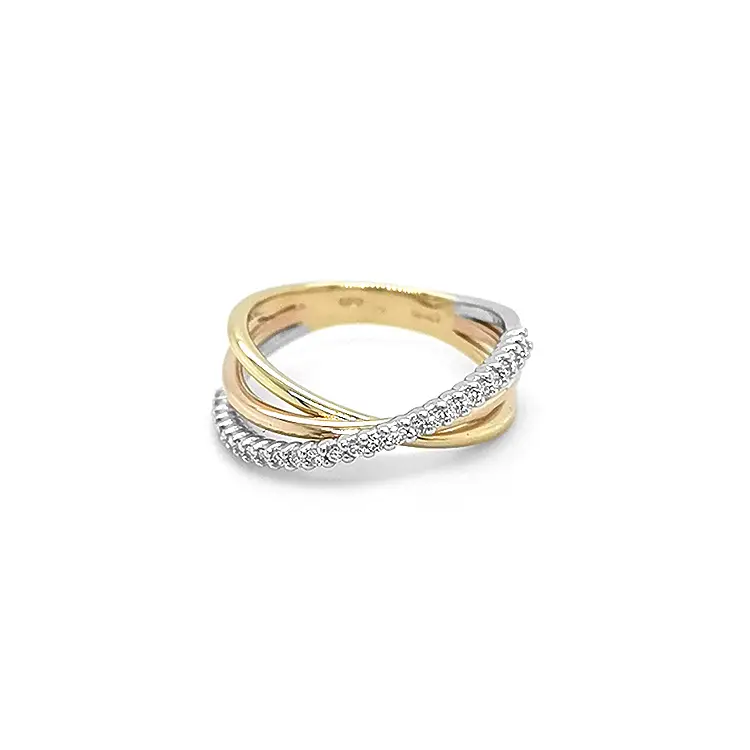 Gold Ring with Diamonds