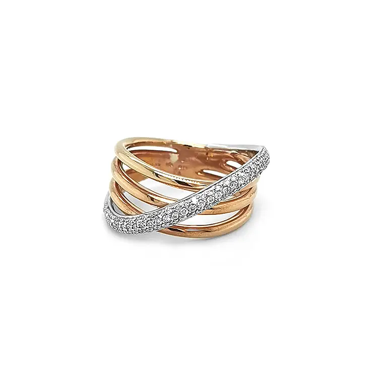 Gold Ring with Diamonds