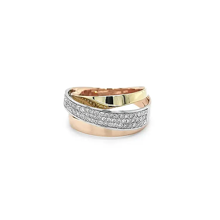 Gold Ring with Diamonds