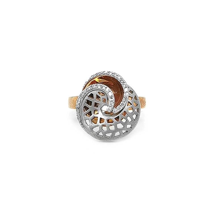 Gold Ring with Diamonds