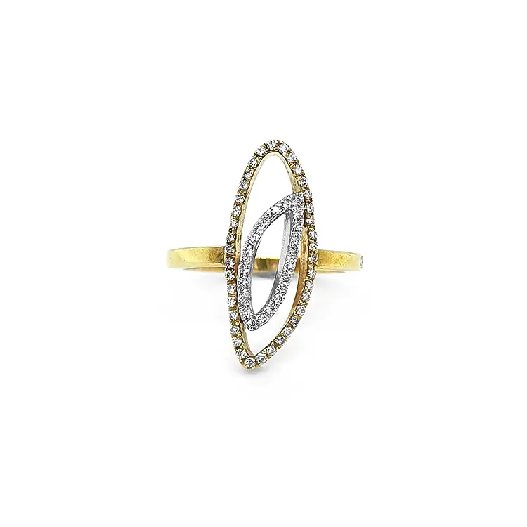 Gold Ring with Diamonds