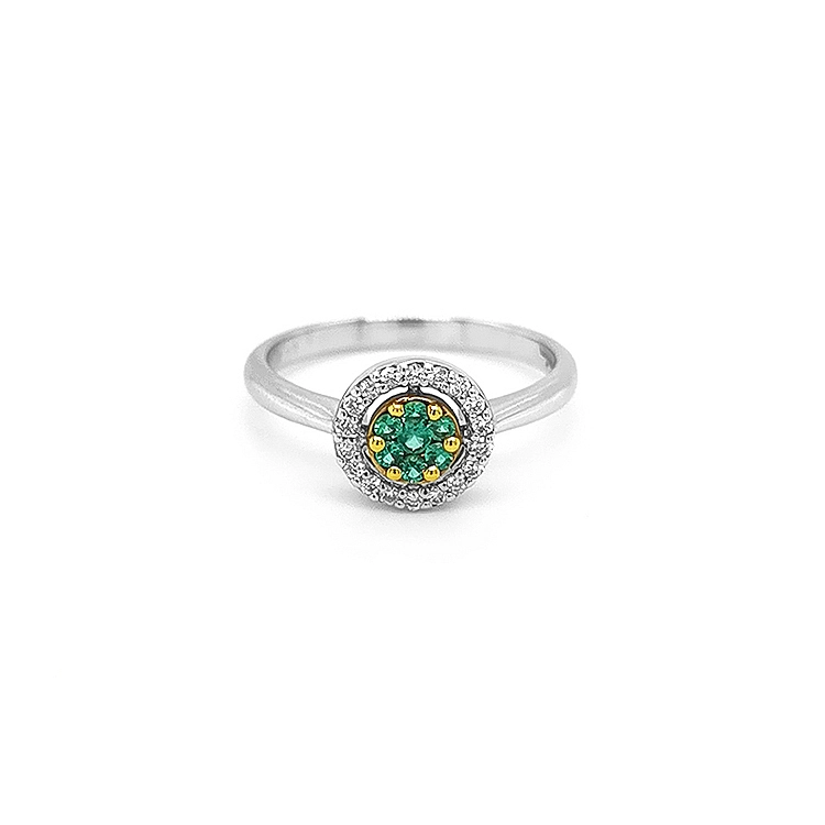 Gold Ring with Diamonds