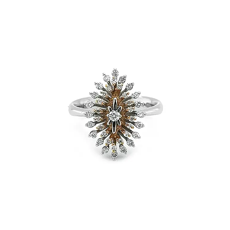 Gold Ring with Diamonds