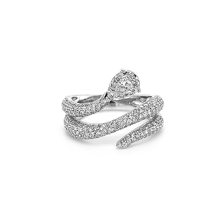 Gold Ring with Diamonds
