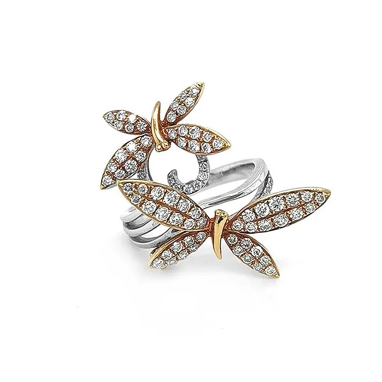 Gold Ring with Diamonds