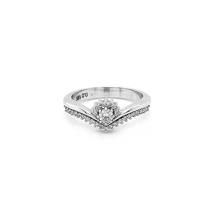 Gold Ring with Diamonds