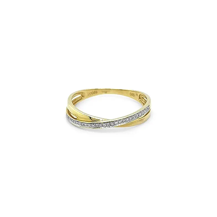Gold Ring with Diamonds