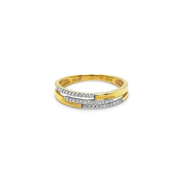 Gold Ring with Diamonds