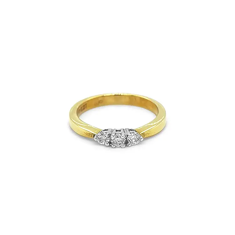 Gold Ring with Diamonds