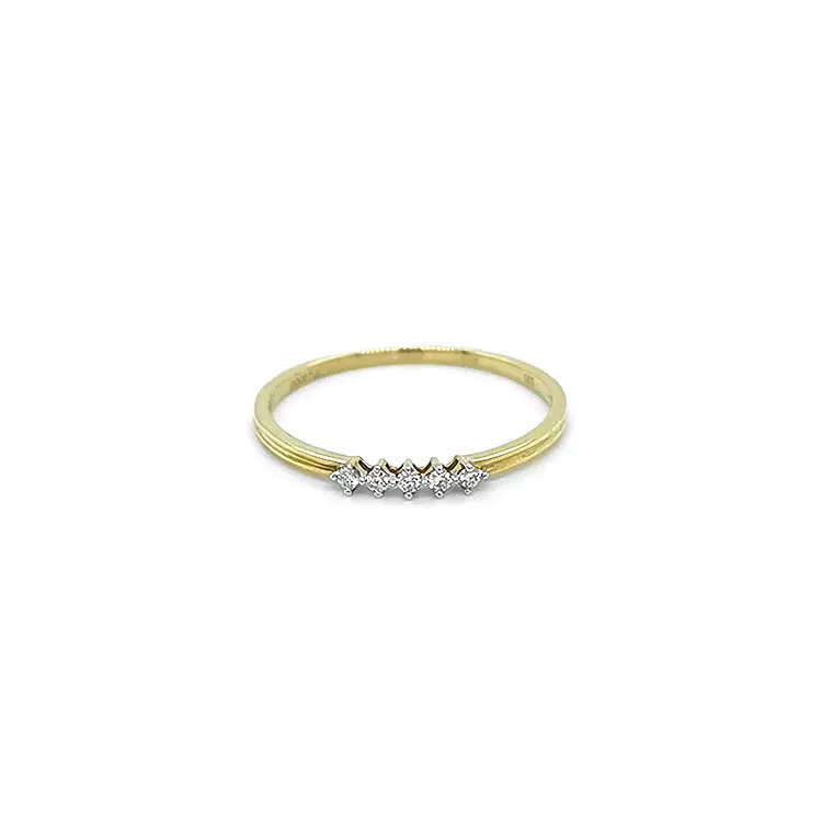 Gold Ring with Diamonds