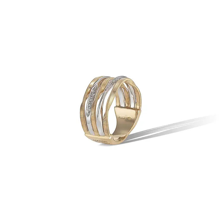 Gold Marco Bicego Marrakech Onde Ring AG349 B YW