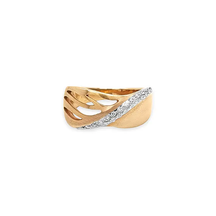 Gold Ring with Diamonds