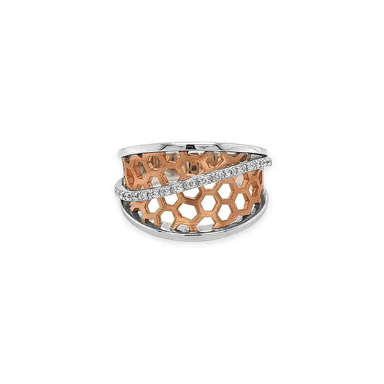 Gold Ring with Diamonds