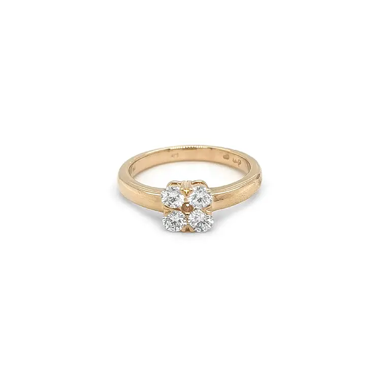 Gold Ring with Diamonds