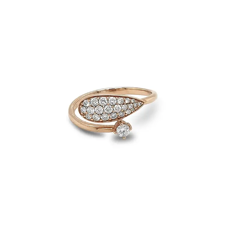 Gold Ring with Diamonds