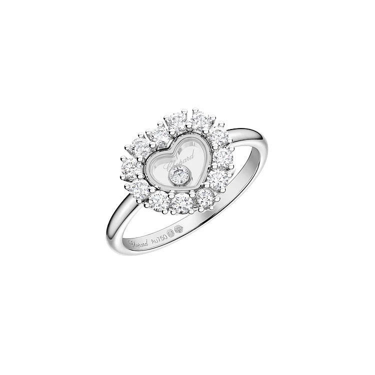 Gold Ring Chopard Happy Diamonds 82A616-1110